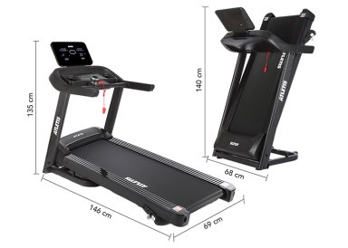 TROTADORA ATLETIS APEX 7 14KM/H 2.0HP PLEGABLE BLUETOOTH - 3