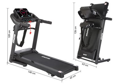 TROTADORA ATLETIS APEX 3 PLUS 12.8 KM/H 1.5HP PLEGABLE MULTIFUNCIÓN - 3