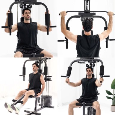 HOME GYM ATLETIS 57122 MULTIFUNCIONAL XTREME FORCE 45 KG POLEAS - 7