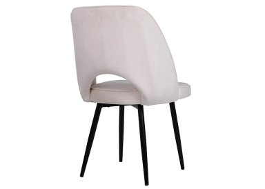 PACK NOVAHUS 57105 TERCIOPELO BEIGE 2 SILLAS DE COMEDOR OVAL - 5
