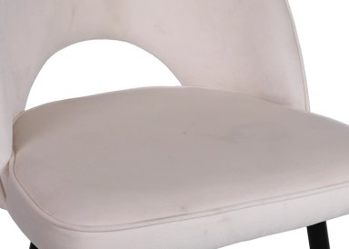 PACK NOVAHUS 57105 TERCIOPELO BEIGE 2 SILLAS DE COMEDOR OVAL - 6