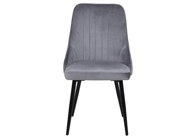PACK NOVAHUS 57106 TERCIOPELO GRIS 2 SILLA COMEDOR GIORGIO - 3
