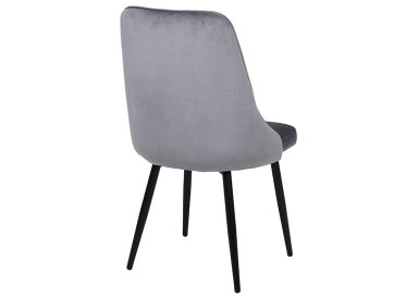 PACK NOVAHUS 57106 TERCIOPELO GRIS 2 SILLA COMEDOR GIORGIO - 5