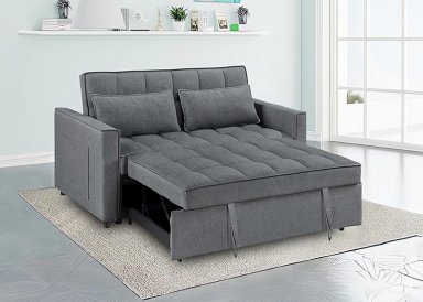 SOFA CAMA GRIS OSCURO - 2