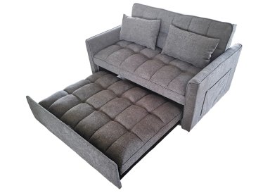 SOFA CAMA GRIS OSCURO - 4