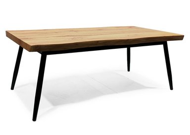 MESA DE CENTRO 40X60X120 METAL MADERA - 1