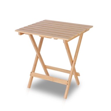 MESA DE CAMPING PLEGABLE DE BAMBOO 46×51×56 CM - 1