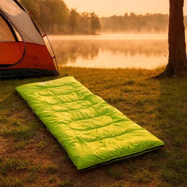 SACO DE DORMIR 250 GR VERDE - 2