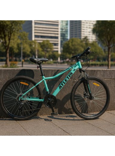 BICICLETA MOUNTAIN BIKE W FORCE TURQUESA ARO 27.5 ATLETIS - 6