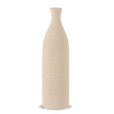 FLORERO CERAMICA CAQUI 25CM - 1