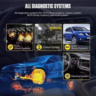 SCANNER AUTOMOTRIZ AUTOOL CS605 OBD2 MULTIMARCA ABS SAS OIL - 4