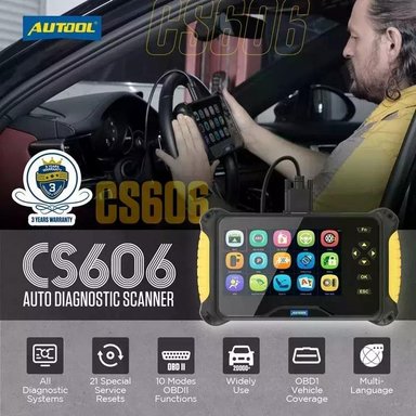 SCANNER AUTOMOTRIZ AUTOOL MULTIMARCA 21 FUNCIÓN DPF .. CS606 - 6
