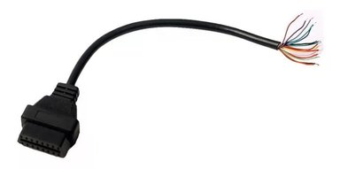 CABLE HEMBRA OBD2 16 PINES SCANNER AUTOMOTRIZ 30CM - 4