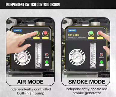 DETECTOR DE FUGAS AUTOOL DE HUMO Y SISTEMA EVAP SDT205S - 7