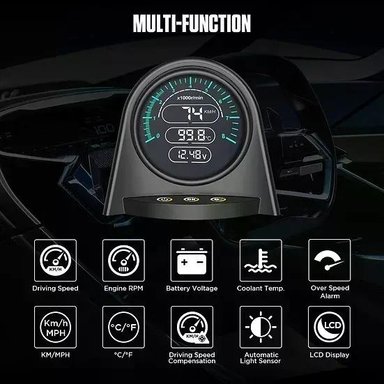 MEDIDOR AUTOOL X70 OBD2 GPS VELOCIDAD AUTOMOTRIZ - 4