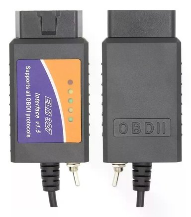 SCANNER AUTOMOTRIZ ELM 327 OBD2 CHIP FORD FORSCAN USB - 1