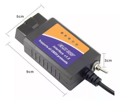 SCANNER AUTOMOTRIZ ELM 327 OBD2 CHIP FORD FORSCAN USB - 6