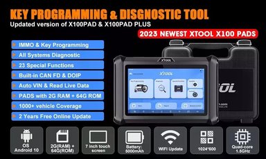 SCANNER AUTOMOTRIZ XTOOL X100 PADS SUPERIOR A X100 PAD 23 FU - 4