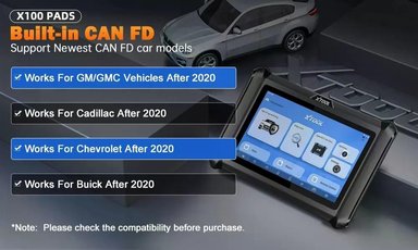 SCANNER AUTOMOTRIZ XTOOL X100 PADS SUPERIOR A X100 PAD 23 FU - 5