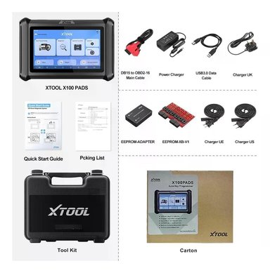 SCANNER AUTOMOTRIZ XTOOL X100 PADS SUPERIOR A X100 PAD 23 FU - 6
