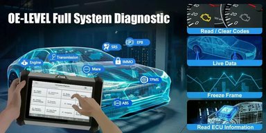 SCANNER AUTOMOTRIZ XTOOL X100 PADS SUPERIOR A X100 PAD 23 FU - 9