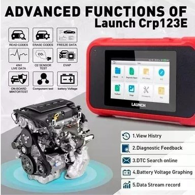 SCANNER AUTOMOTRIZ LAUNCH CRP 123E PROFESIONAL ABS SRS ... - 5