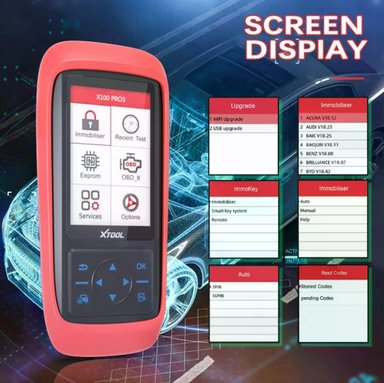 SCANNER OBD2 XTOOL X100 PRO3 LLAVE INMO OIL ABS EPB EPS TPS - 4