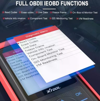 SCANNER OBD2 XTOOL X100 PRO3 LLAVE INMO OIL ABS EPB EPS TPS - 5