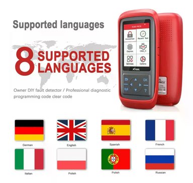 SCANNER OBD2 XTOOL X100 PRO3 LLAVE INMO OIL ABS EPB EPS TPS - 7