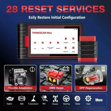 SCANNER AUTOMOTRIZ THINKSCAN MAX PROFESIONAL THINKCAR DPF .. - 5
