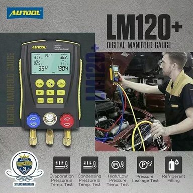 MEDIDOR DE VACÍO AUTOOL LM120+ DIGITAL PARA REFRIGERACIÓN HV - 2