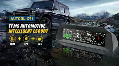MEDIDOR VELOCIDAD AUTOOL X91 GPS INCLINÓMETRO BRÚJULA TPMS BRÚJULA - 2