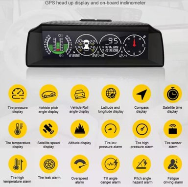 MEDIDOR VELOCIDAD AUTOOL X91 GPS INCLINÓMETRO BRÚJULA TPMS BRÚJULA - 3