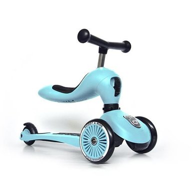 SCOOTER 2 EN 1 HIGHWAYKICK 1 BLUEBERRY SCOOT AND RIDE - 1