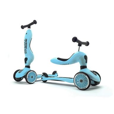 SCOOTER 2 EN 1 HIGHWAYKICK 1 BLUEBERRY SCOOT AND RIDE - 3
