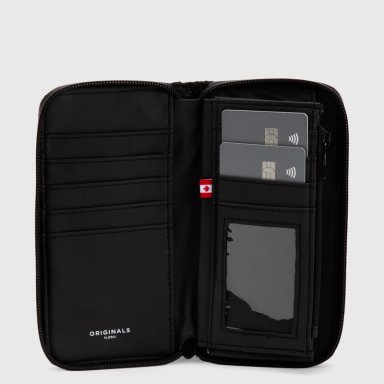 BILLETERA ORIGINALS MATTE BLACK VELVET REG BUBBA ESSENTIALS - 4