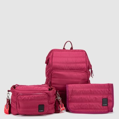 MOCHILA MOM RUBY RED REGULAR BUBBA ESSENTIALS - 9