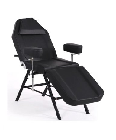 SILLON COSMETOLÓGICO CAMILLAS CHILE SILLON COSMETOLOGICO Y TATUAJES NEGRO - 1