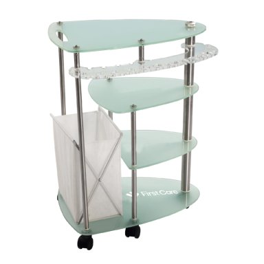 CARRO ORGANIZADOR FIRST CARE MULTIUSO 4 NIVELES VIDRIO PREMIUM - 1
