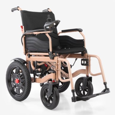 SILLA DE RUEDAS ELE CTRICA COMFORT PREMIUM - MARRON - 1