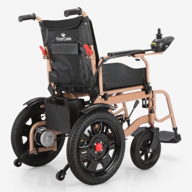SILLA DE RUEDAS ELE CTRICA COMFORT PREMIUM - MARRON - 3