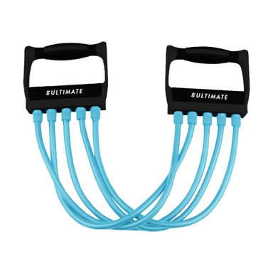 BANDAS ELÁSTICAS DE RESISTENCIA ULTIMATE FITNESS TUBULARES CON MANILLAS - 1