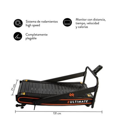 TROTADORA ULTIMATE FITNESS C300 22 KM/HR CURVA - 3