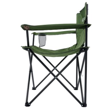 SILLA PLEGABLE CAMPING CON APOYA BRAZOS VERDE - 3