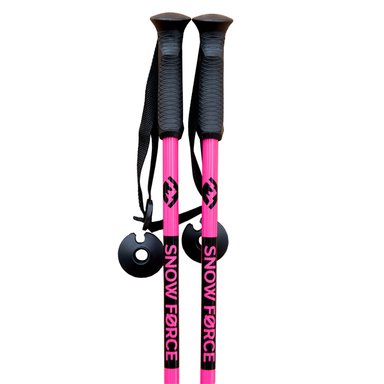 BASTONES SKI SNOW FORCE PINK 120 ALUMINIO CM - 2