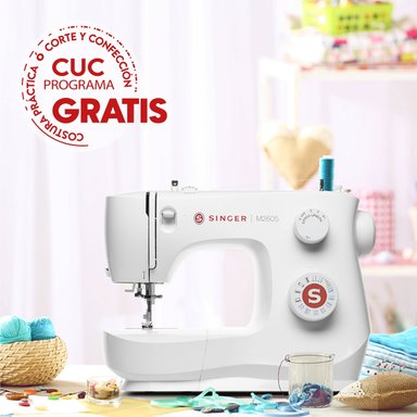 MÁQUINA DE COSER RECTA ZIG ZAG SINGER M2605 70W - 5