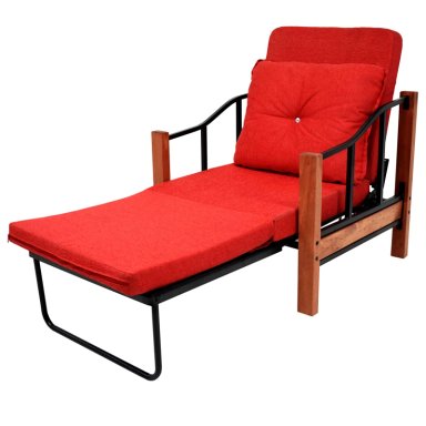 SILLON CAMA RANCO ROJO | Negro - 2