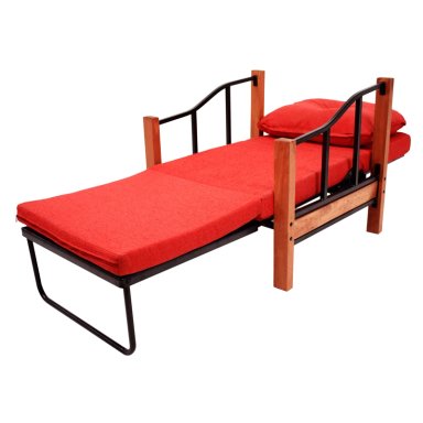 SILLON CAMA RANCO ROJO | Negro - 3