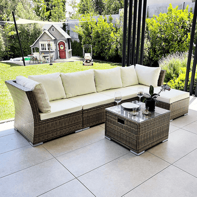JUEGO LIVING TERRAZA FRESNO CARAMELO - 1