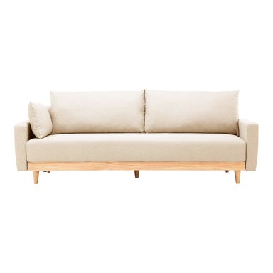 Sofá Cama Florida Marfil 3 Cuerpos - 1